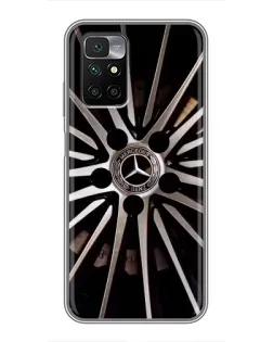Чохол для Xiaomi Redmi 10 з картинкою «Диск Mercedes»