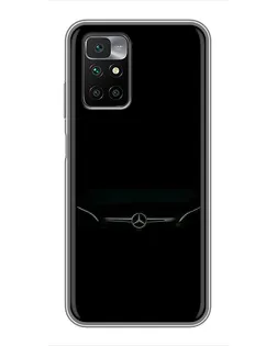 Чехол для Xiaomi Redmi 10 с картинкой «Mercedes Stealth Look»
