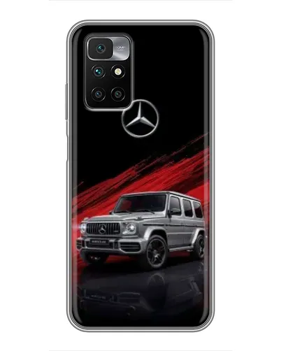 Чехол для Xiaomi Redmi 10 с картинкой «Mercedes G-Class красный» Чехол для Xiaomi Redmi 10 с картинкой «Mercedes G-Class красный»