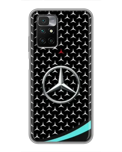 Чехол для Xiaomi Redmi 10 с картинкой «Mercedes — бирюзовый акцент» Чехол для Xiaomi Redmi 10 с картинкой «Mercedes — бирюзовый акцент»