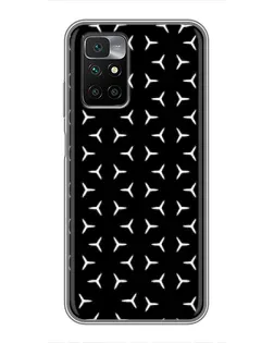 Чохол для Xiaomi Redmi 10 з картинкою «Mercedes паттерн зірок» Чохол для Xiaomi Redmi 10 з картинкою «Mercedes паттерн зірок»