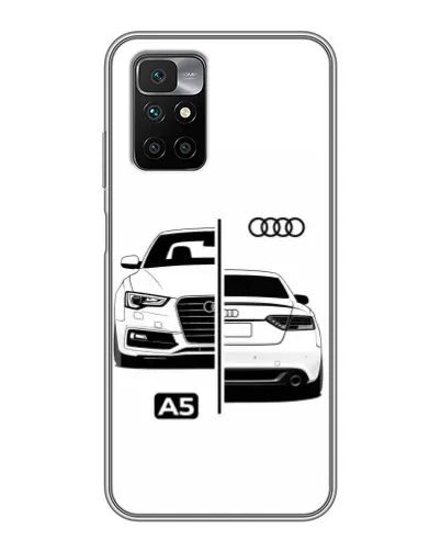 Чехол для Xiaomi Redmi 10 с картинкой «Audi — контрастный дизайн» Чехол для Xiaomi Redmi 10 с картинкой «Audi — контрастный дизайн»