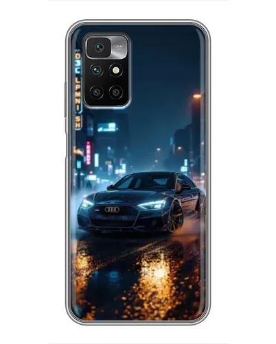 Чехол для Xiaomi Redmi 10 с картинкой «Ночной город и Audi» Чехол для Xiaomi Redmi 10 с картинкой «Ночной город и Audi»