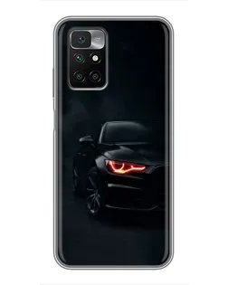 Чехол для Xiaomi Redmi 10 с картинкой «Audi — хищный взгляд»