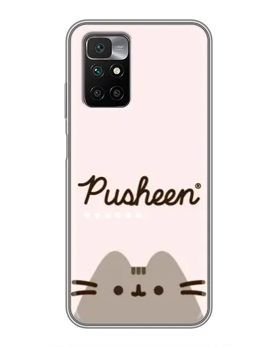 Чехол для Xiaomi Redmi 10 с картинкой «Pusheen логотип» Чехол для Xiaomi Redmi 10 с картинкой «Pusheen логотип»