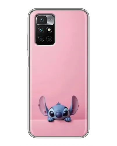 Чехол для Xiaomi Redmi 10 с картинкой «Stitch выглядывает»