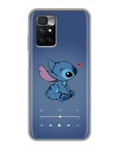 Чехол для Xiaomi Redmi 10 с картинкой «Музыкальный Stitch»