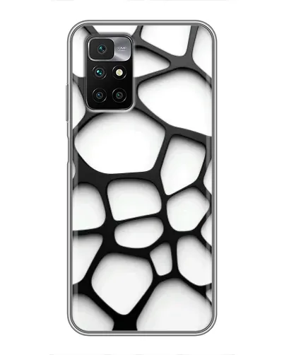 Чехол для Xiaomi Redmi 10 с картинкой «Белая объемная сетка» Чехол для Xiaomi Redmi 10 с картинкой «Белая объемная сетка»