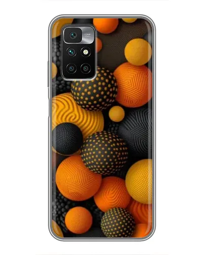 Чехол для Xiaomi Redmi 10 с картинкой «Объемные оранжевые сферы» Чехол для Xiaomi Redmi 10 с картинкой «Объемные оранжевые сферы»