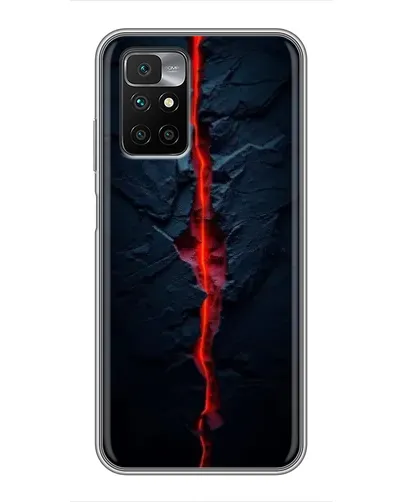 Чехол для Xiaomi Redmi 10 с картинкой «Kрасная лавовая трещина» Чехол для Xiaomi Redmi 10 с картинкой «Kрасная лавовая трещина»