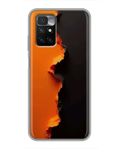 Чехол для Xiaomi Redmi 10 с картинкой «Оранжевый разлом» Чехол для Xiaomi Redmi 10 с картинкой «Оранжевый разлом»