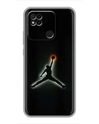 Чехол для Xiaomi Redmi 10A с картинкой «Jordan Gradient Logo»