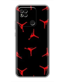 Чехол для Xiaomi Redmi 10A с картинкой «Jordan Red Pattern» Чехол для Xiaomi Redmi 10A с картинкой «Jordan Red Pattern»