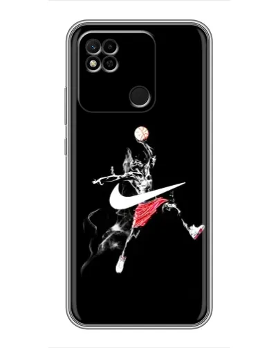 Чехол для Xiaomi Redmi 10A с картинкой «Jordan Jumpman»