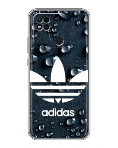 Чехол для Xiaomi Redmi 10A с картинкой «Adidas Trefoil Blue»