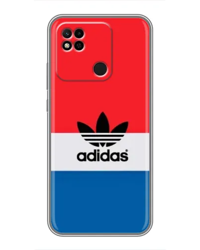 Чехол для Xiaomi Redmi 10A с картинкой «Ретро блоки Adidas»