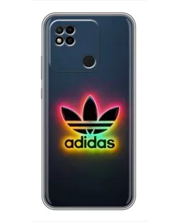 Чехол для Xiaomi Redmi 10A с картинкой «Неоновый Adidas» Чехол для Xiaomi Redmi 10A с картинкой «Неоновый Adidas»
