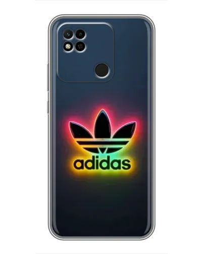 Чехол для Xiaomi Redmi 10A с картинкой «Неоновый Adidas»