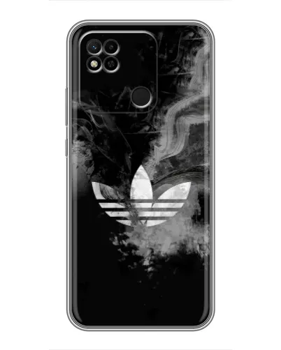 Чехол для Xiaomi Redmi 10A с картинкой «Абстрактный дым Adidas»