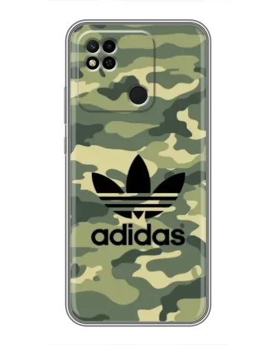 Чехол для Xiaomi Redmi 10A с картинкой «Милитари стиль Adidas»