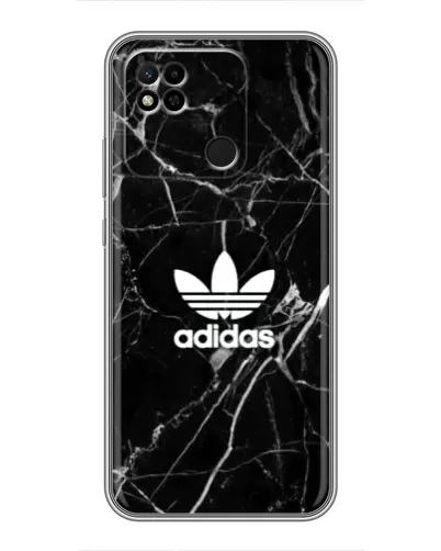 Чехол для Xiaomi Redmi 10A с картинкой «Белый мрамор Adidas»