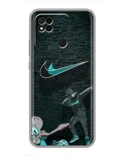 Чехол для Xiaomi Redmi 10A с картинкой «Спортивный арт Nike» Чехол для Xiaomi Redmi 10A с картинкой «Спортивный арт Nike»