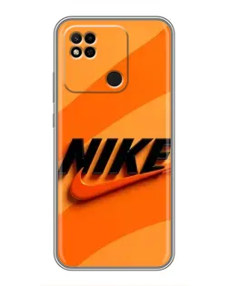 Чехол для Xiaomi Redmi 10A с картинкой «Оранжевый драйв Nike» Чехол для Xiaomi Redmi 10A с картинкой «Оранжевый драйв Nike»