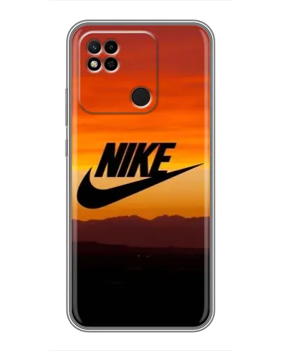 Чехол для Xiaomi Redmi 10A с картинкой «Nike — вечерний горизонт»