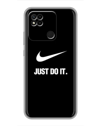 Чехол для Xiaomi Redmi 10A с картинкой «Классический принт Nike»