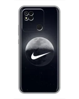 Чехол для Xiaomi Redmi 10A с картинкой «Nike в стиле граффити»
