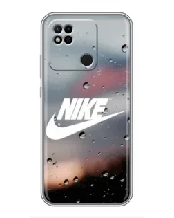 Чехол для Xiaomi Redmi 10A с картинкой «Nike в стиле ретро»
