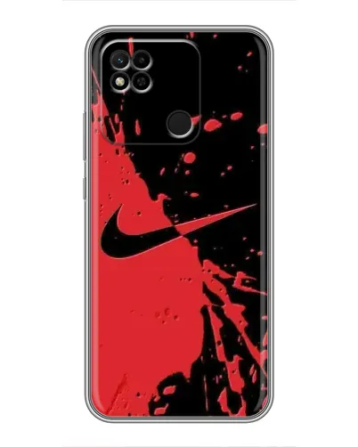 Чехол для Xiaomi Redmi 10A с картинкой «Красные брызги Nike» Чехол для Xiaomi Redmi 10A с картинкой «Красные брызги Nike»