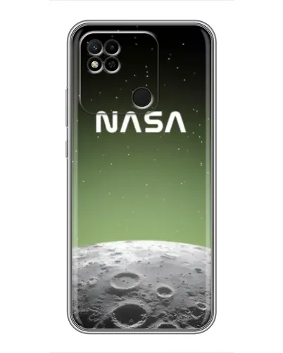 Чехол для Xiaomi Redmi 10A с картинкой «NASA — лунный градиент» Чехол для Xiaomi Redmi 10A с картинкой «NASA — лунный градиент»