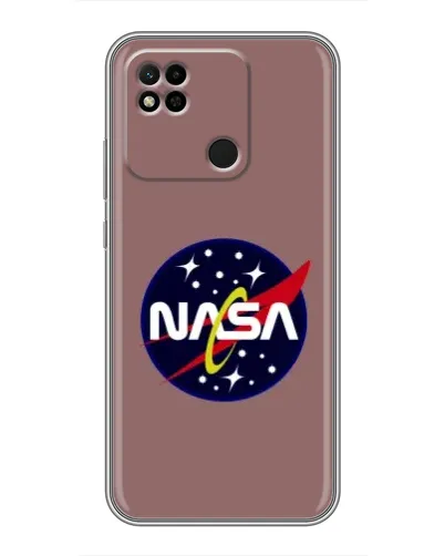 Чехол для Xiaomi Redmi 10A с картинкой «NASA — ретро космос» Чехол для Xiaomi Redmi 10A с картинкой «NASA — ретро космос»