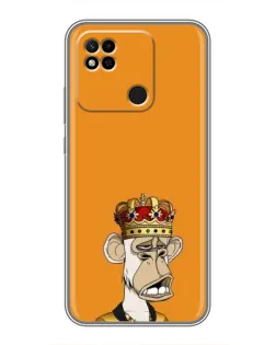 Чохол для Xiaomi Redmi 10A з картинкою «Золота мавпа Bored Ape»