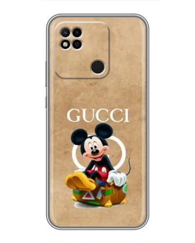 Чехол для Xiaomi Redmi 10A с картинкой «Микки Маус Gucci — крафт» Чехол для Xiaomi Redmi 10A с картинкой «Микки Маус Gucci — крафт»