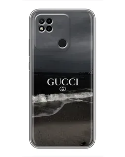 Чехол для Xiaomi Redmi 10A с картинкой «Gucci — морской прибой»