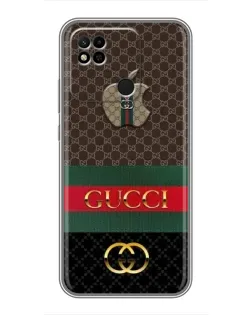 Чехол для Xiaomi Redmi 10A с картинкой «Gucci — брендированный десерт»