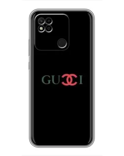 Чехол для Xiaomi Redmi 10A с картинкой «Gucci — красный градиент»