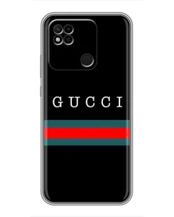 Чехол для Xiaomi Redmi 10A с картинкой «Gucci — красный пояс»