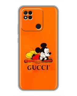 Чохол для Xiaomi Redmi 10A з картинкою «Міккі Маус Gucci — помаранч» Чохол для Xiaomi Redmi 10A з картинкою «Міккі Маус Gucci — помаранч»