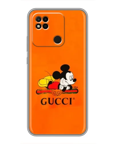 Чохол для Xiaomi Redmi 10A з картинкою «Міккі Маус Gucci — помаранч» Чохол для Xiaomi Redmi 10A з картинкою «Міккі Маус Gucci — помаранч»