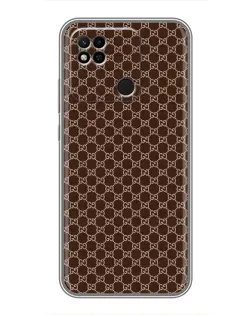 Чохол для Xiaomi Redmi 10A з картинкою «Gucci — шоколадна сітка» Чохол для Xiaomi Redmi 10A з картинкою «Gucci — шоколадна сітка»