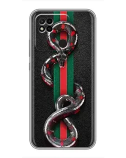 Чохол для Xiaomi Redmi 10A з картинкою «Gucci — змія на смузі» Чохол для Xiaomi Redmi 10A з картинкою «Gucci — змія на смузі»