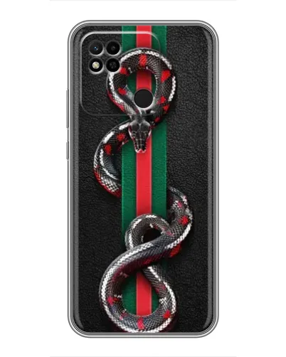 Чохол для Xiaomi Redmi 10A з картинкою «Gucci — змія на смузі» Чохол для Xiaomi Redmi 10A з картинкою «Gucci — змія на смузі»