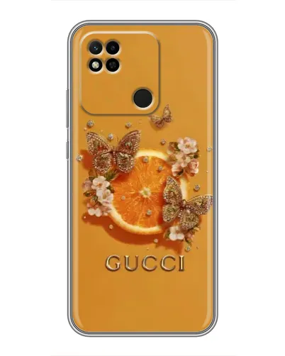 Чохол для Xiaomi Redmi 10A з картинкою «Gucci — золоті метелики» Чохол для Xiaomi Redmi 10A з картинкою «Gucci — золоті метелики»