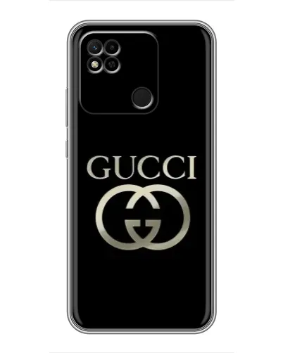 Чохол для Xiaomi Redmi 10A з картинкою «Gucci — золото на чорному» Чохол для Xiaomi Redmi 10A з картинкою «Gucci — золото на чорному»