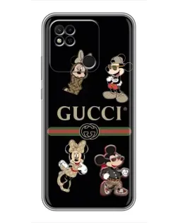 Чохол для Xiaomi Redmi 10A з картинкою «Gucci — герої Disney та монограма» Чохол для Xiaomi Redmi 10A з картинкою «Gucci — герої Disney та монограма»