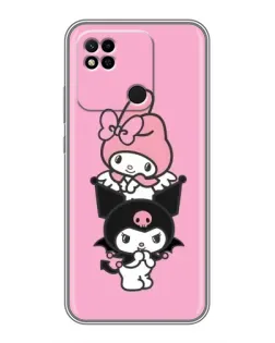 Чохол для Xiaomi Redmi 10A з картинкою «My Melody та Kuromi» Чохол для Xiaomi Redmi 10A з картинкою «My Melody та Kuromi»