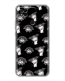 Чохол для Xiaomi Redmi 10A з картинкою «Чорний паттерн Kuromi» Чохол для Xiaomi Redmi 10A з картинкою «Чорний паттерн Kuromi»